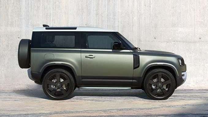 Defender weekender parked 