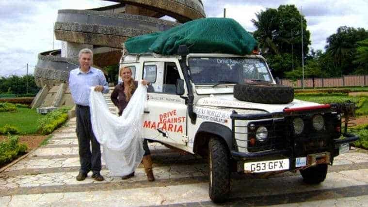 LAND ROVER SUPPORTS 'DRIVE AGAINST MALARIA'